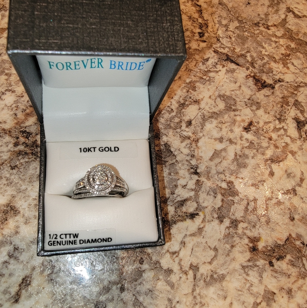 Diamond bridal set